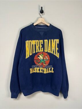 90s Notre Dame Basketball Crewneck